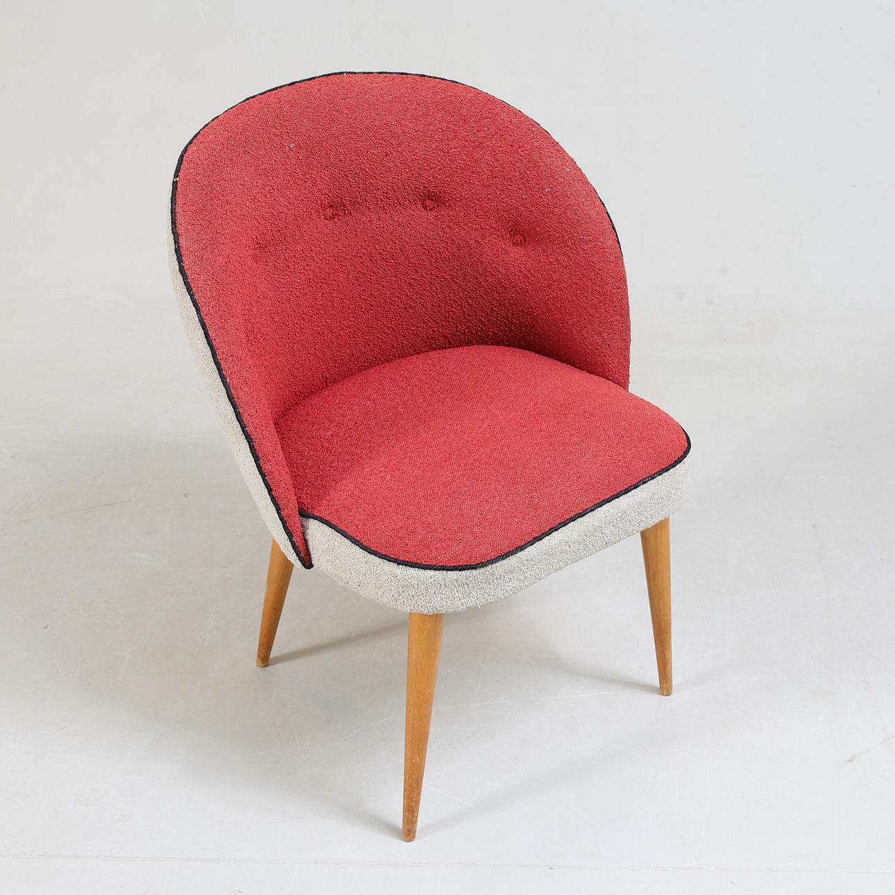 FÅTÖLJ, Dunlopillo, 1900-talets mitt.