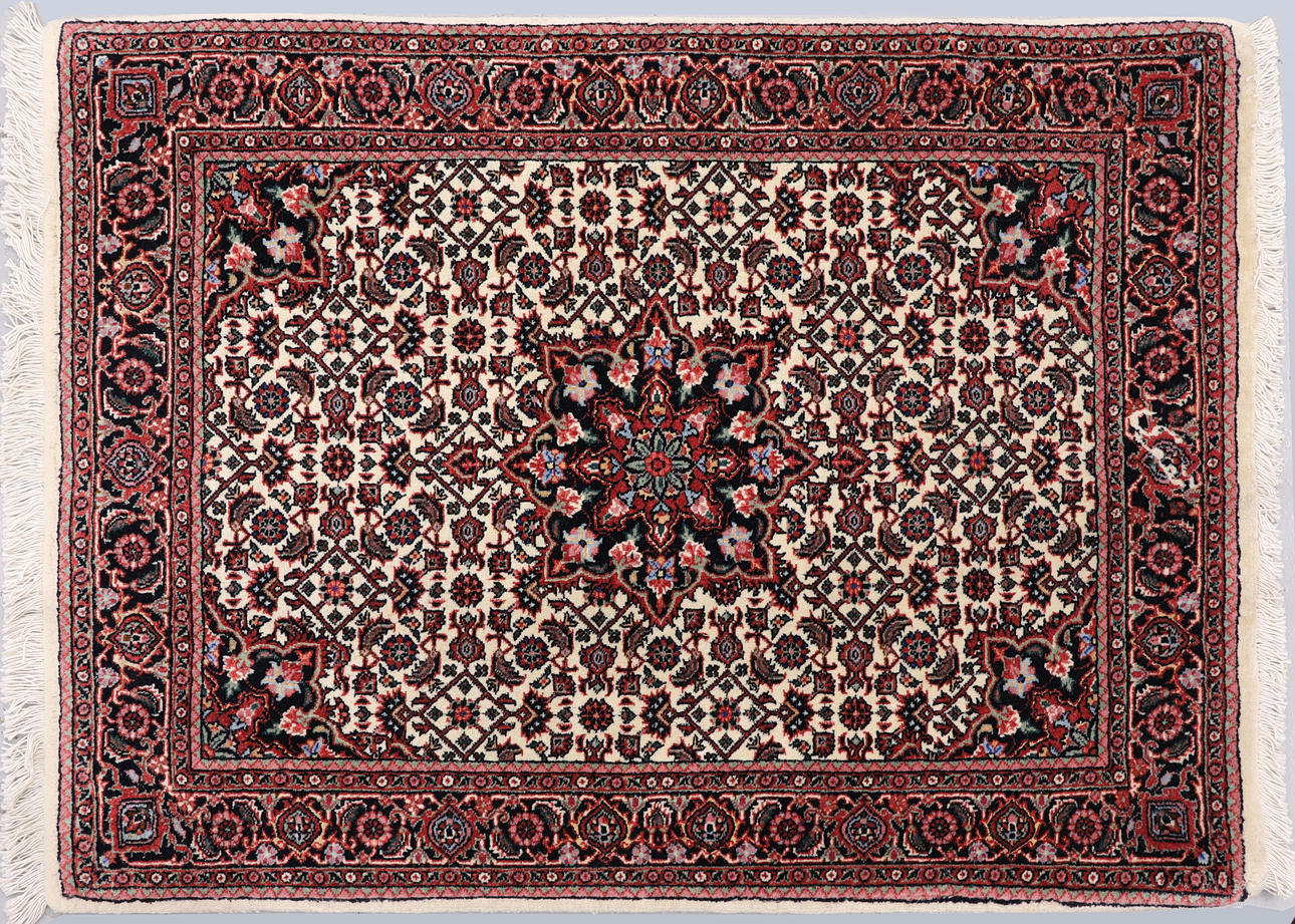 ORIENT CARPET. Bidjar fine - extra compact and durable, 101 x 74 cm.