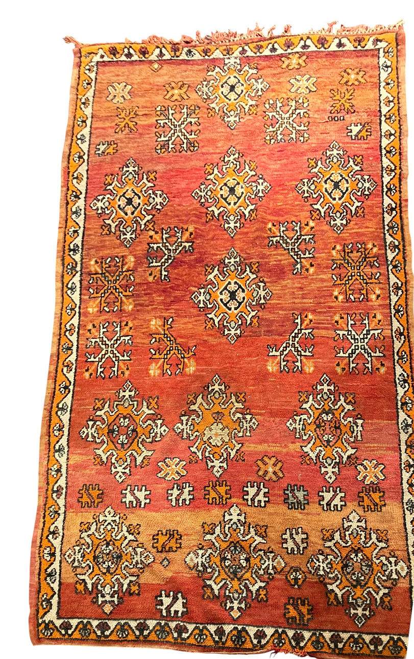 Moroccan wool carpet, 20th Century.