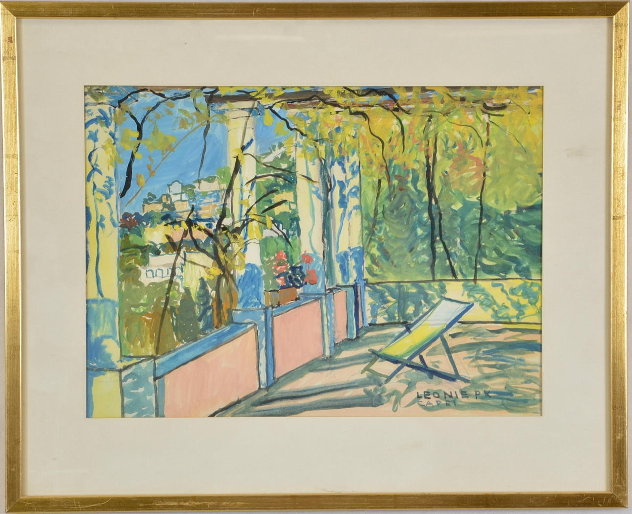 LEONIE PILEWSKI-KARLSSON. Pastel.