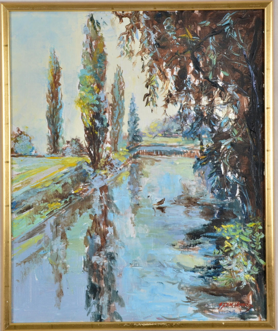 ANTAL VERBOY-JOSEF. Oljemålning på duk.