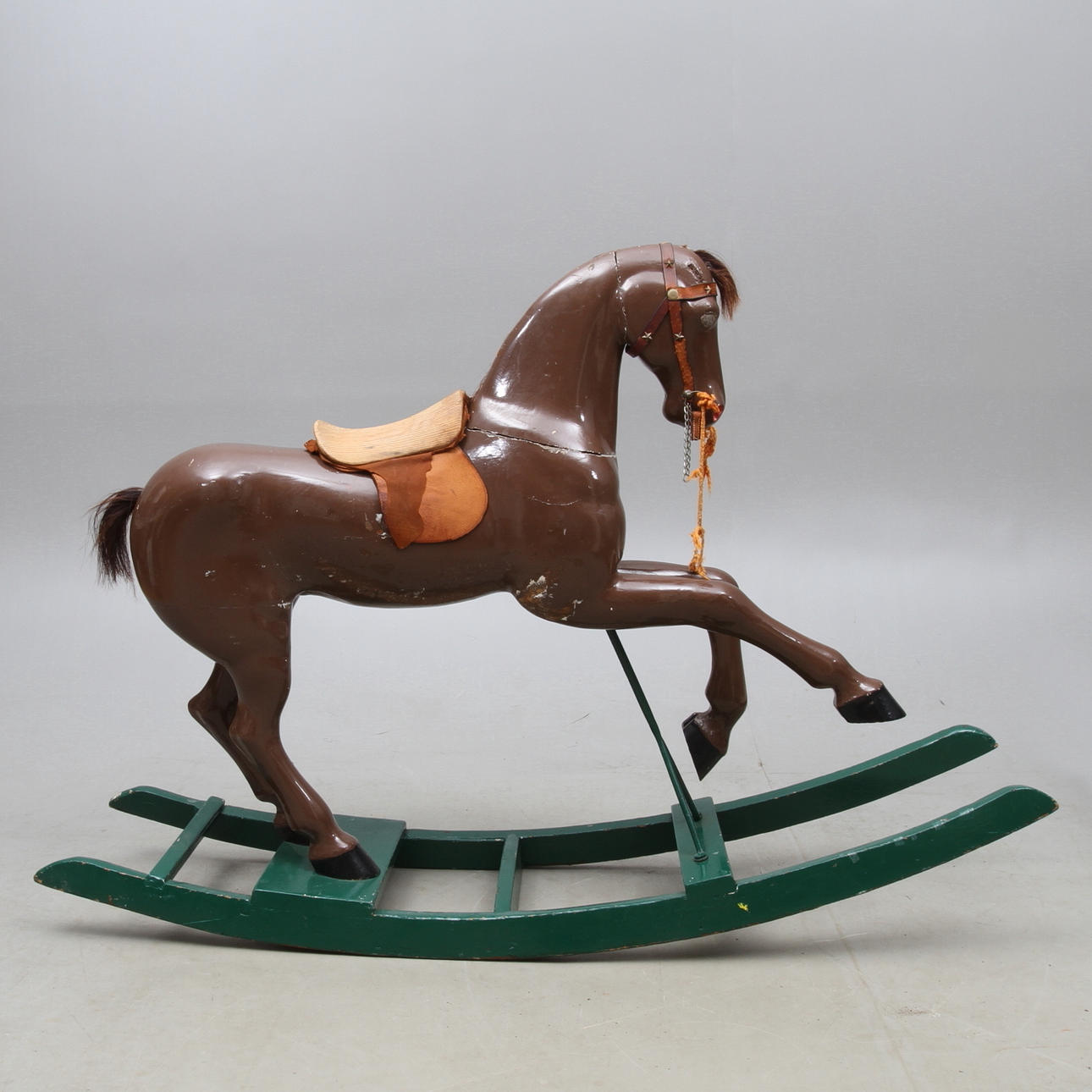 GUNGHÄST, troligen Gemla, omkring 1900.