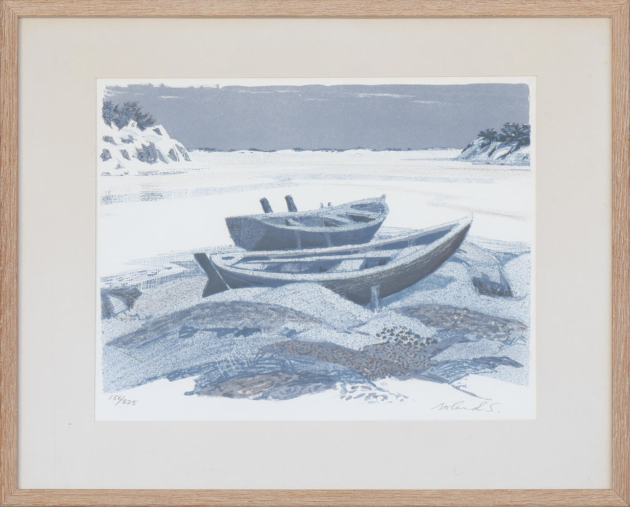ROLAND SVENSSON. Lithograph, signed and numbered 156/225.