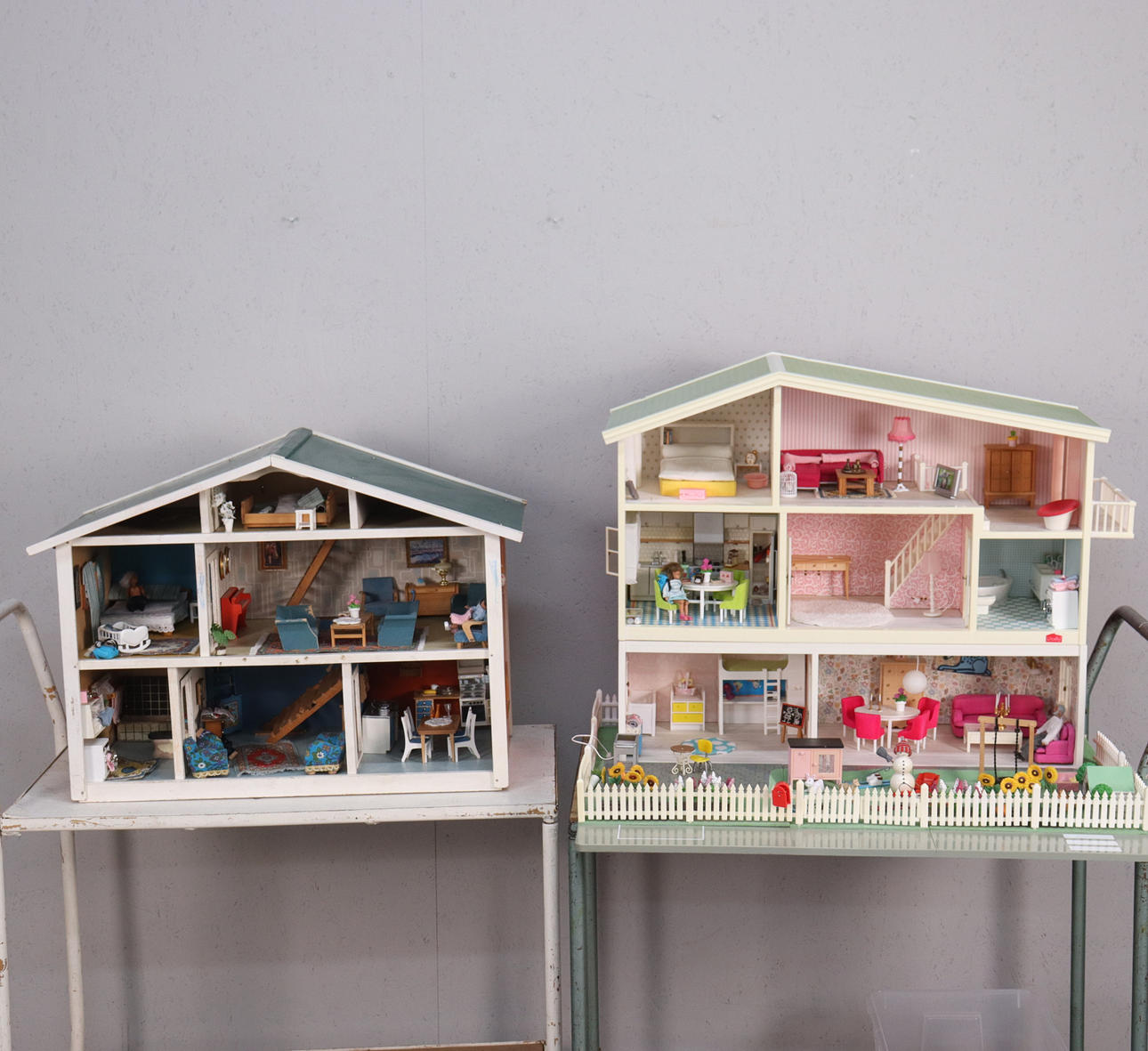 DOCKHUS, Lundby med tillbehör, 2 st.