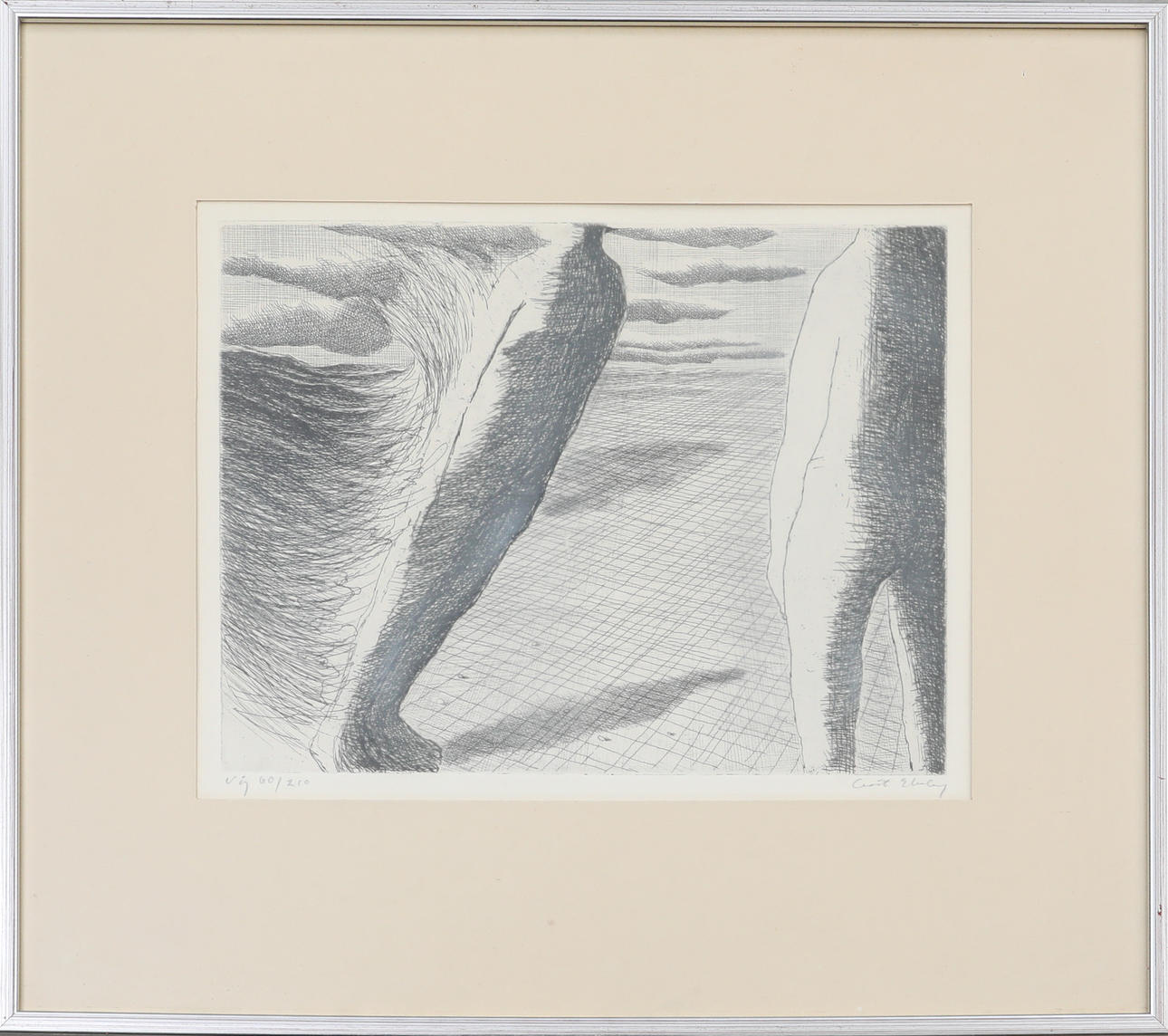 GÖSTA EHRENBERG. Lithograph, numbered 60/210, signed.
