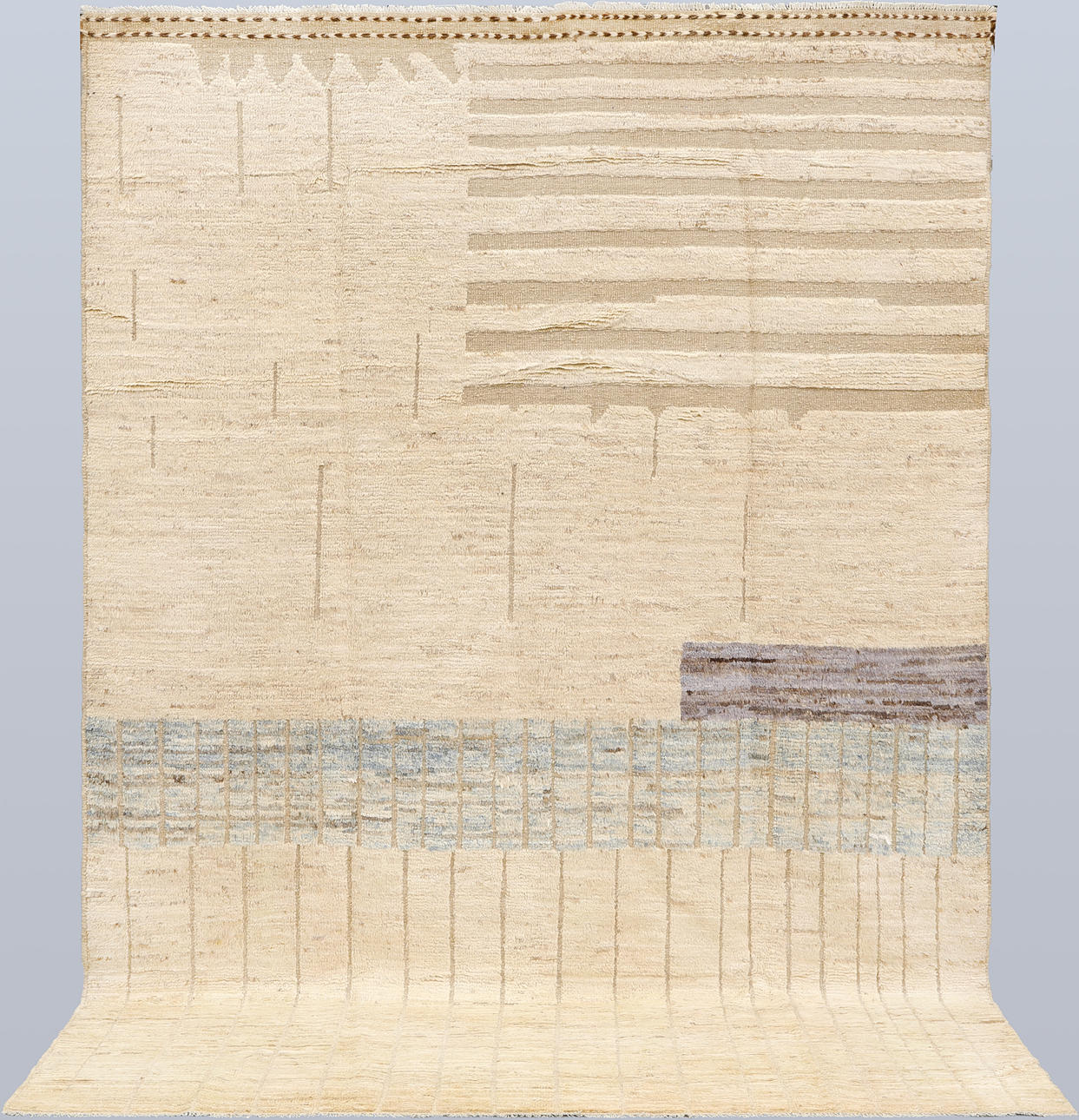 CARPET. Morocco design, 294 x 202 cm.