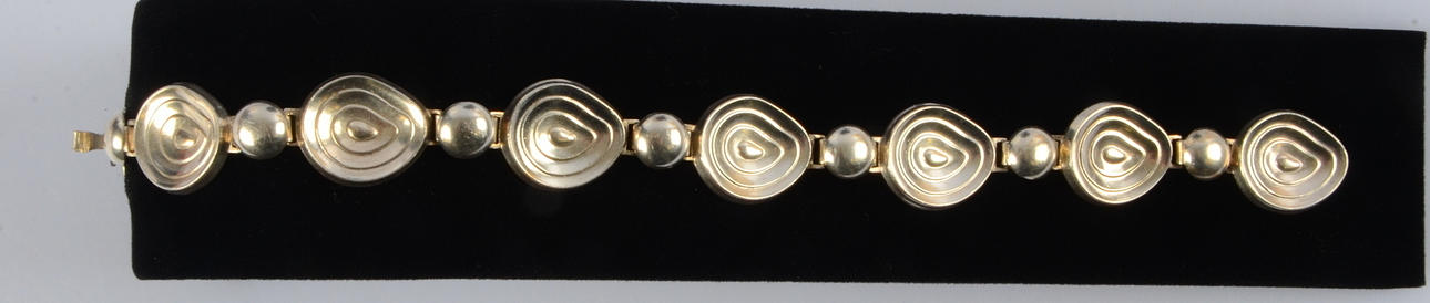 ARMBAND, silver, Ekström & Blohm, Falköping 1956.