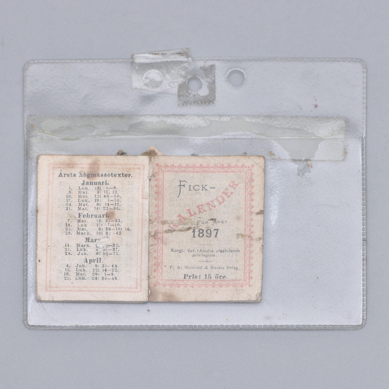 ALMANAC 1897, MINIATURE.