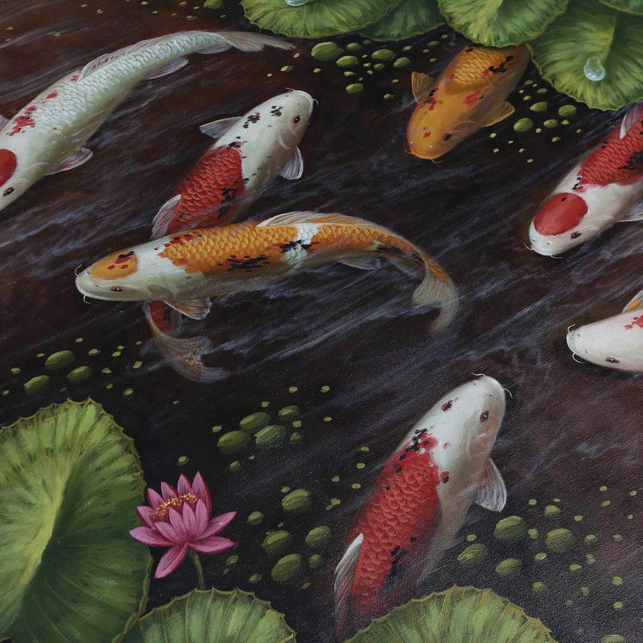 OIDENTIFIERAD KONSTNÄR. Olja på duk, signerad.