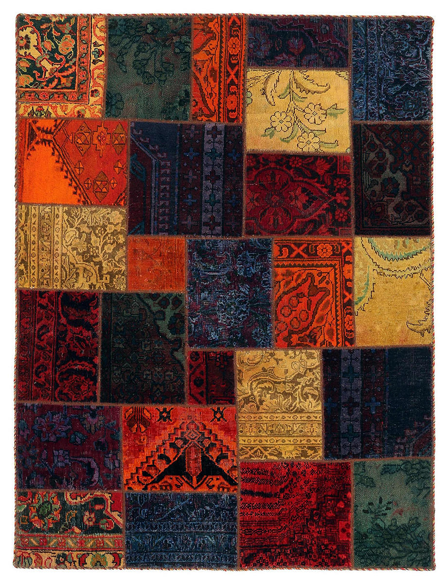 MATTA, Persisk, Patchwork, 196x147 cm.