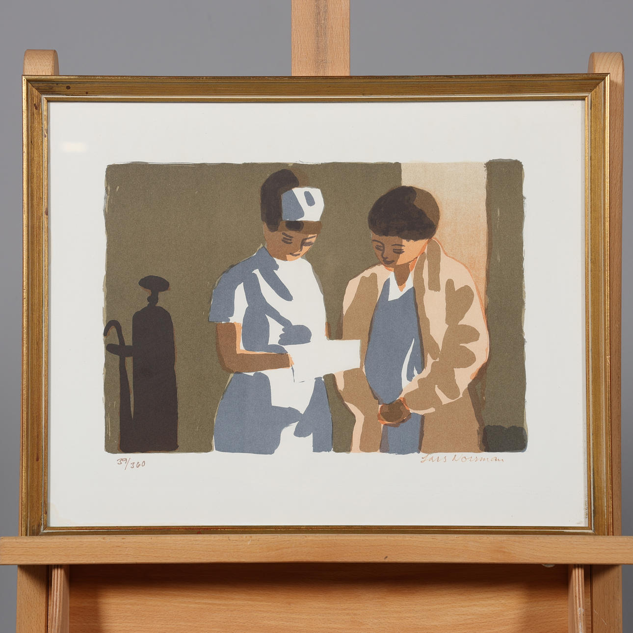 LARS NORRMAN. LITHOGRAPHY, signed and numbered 39/360.