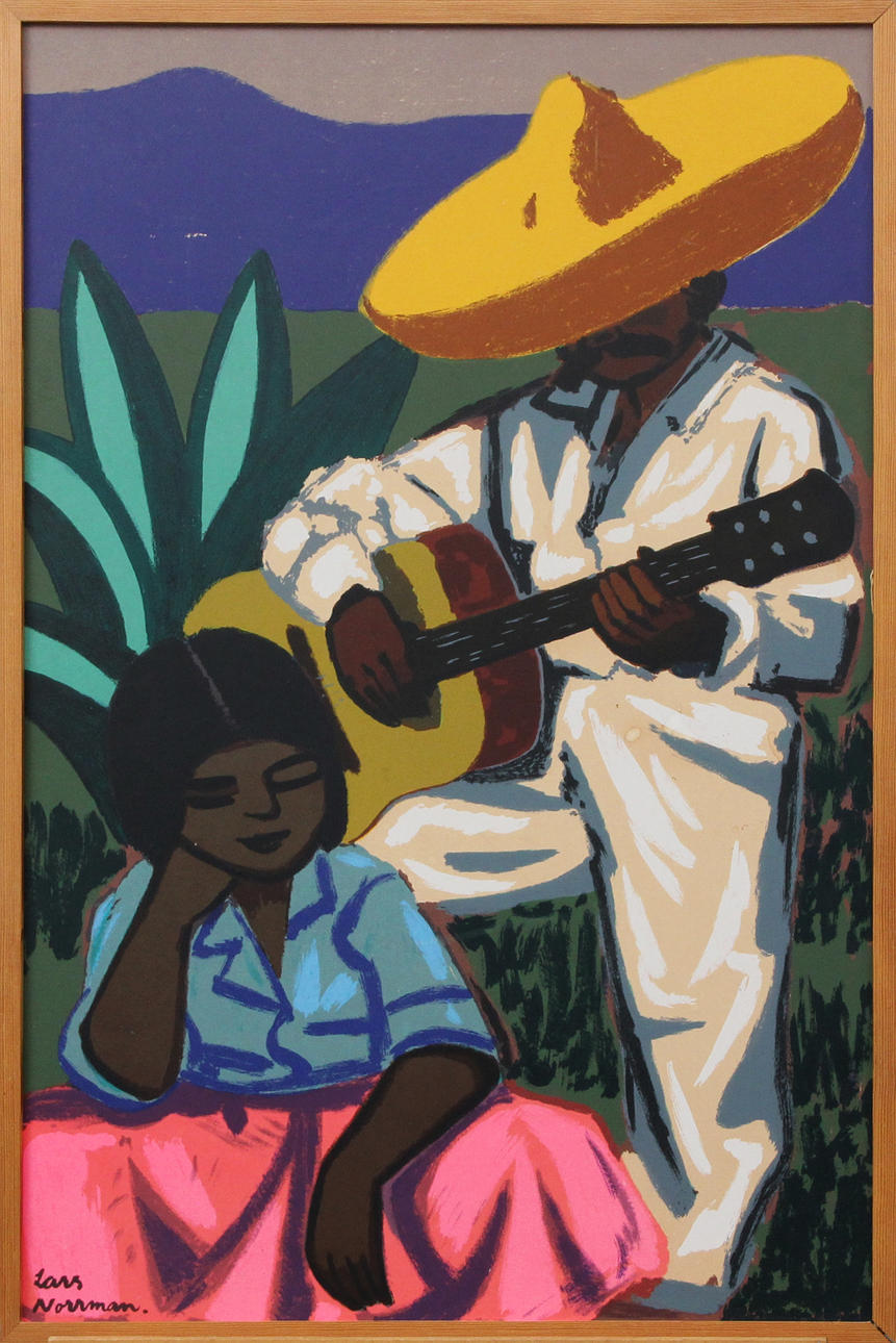 LARS NORRMAN. REPRODUCTION PRINT, IKEA, 1970's. Art - Other