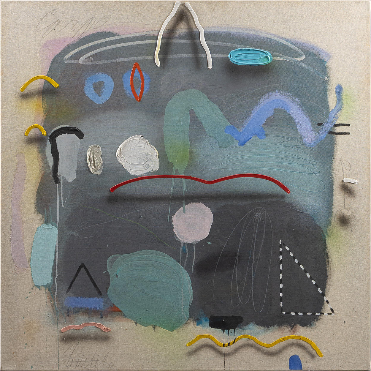 JOSEPH STABILITO (USA, FÖDD 1955). “Cargo”, oil on linen. Art ...