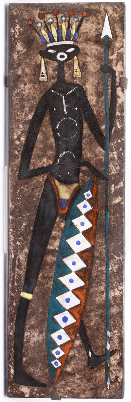 DOROTHY CLOUGH. Wall relief, ceramic, UE Upsala-Ekeby.