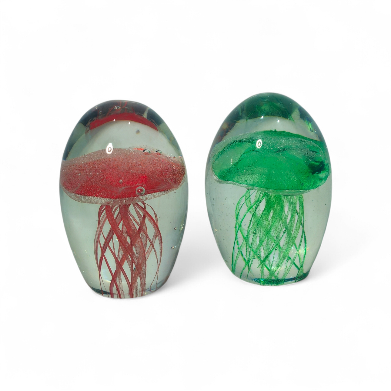 Paperweight shaped like jellyfish in glass. Glass - Art glass - Auctionet