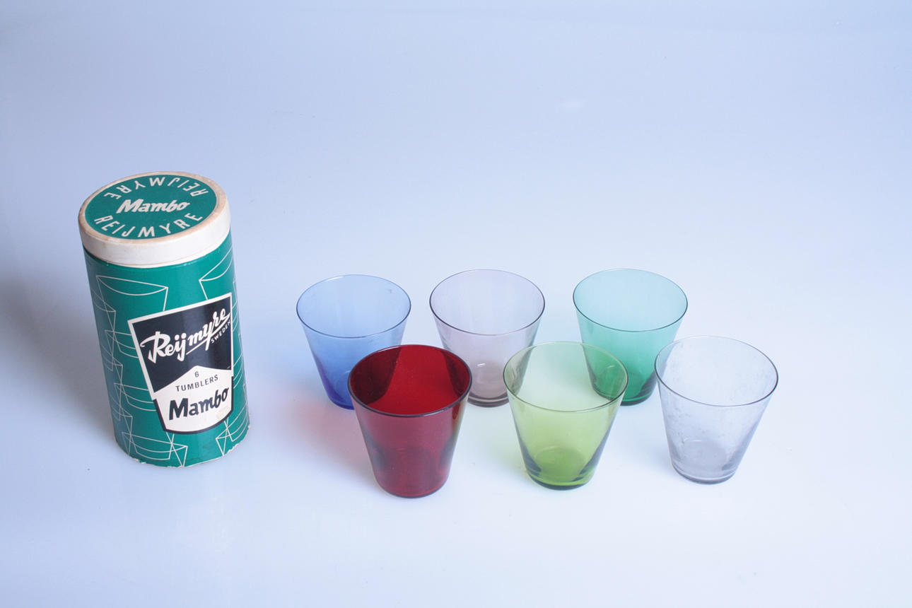 GLAS, 6st, Mambo, Reijmyre, Färgade.