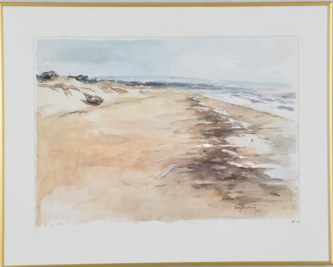 OVE PERSSON. Akvarell.