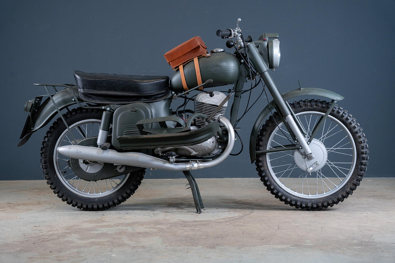 JAWA, modell 255 Army, Sexdagarsspecial, 250 cc, 1959, Tjeckoslovakien ...