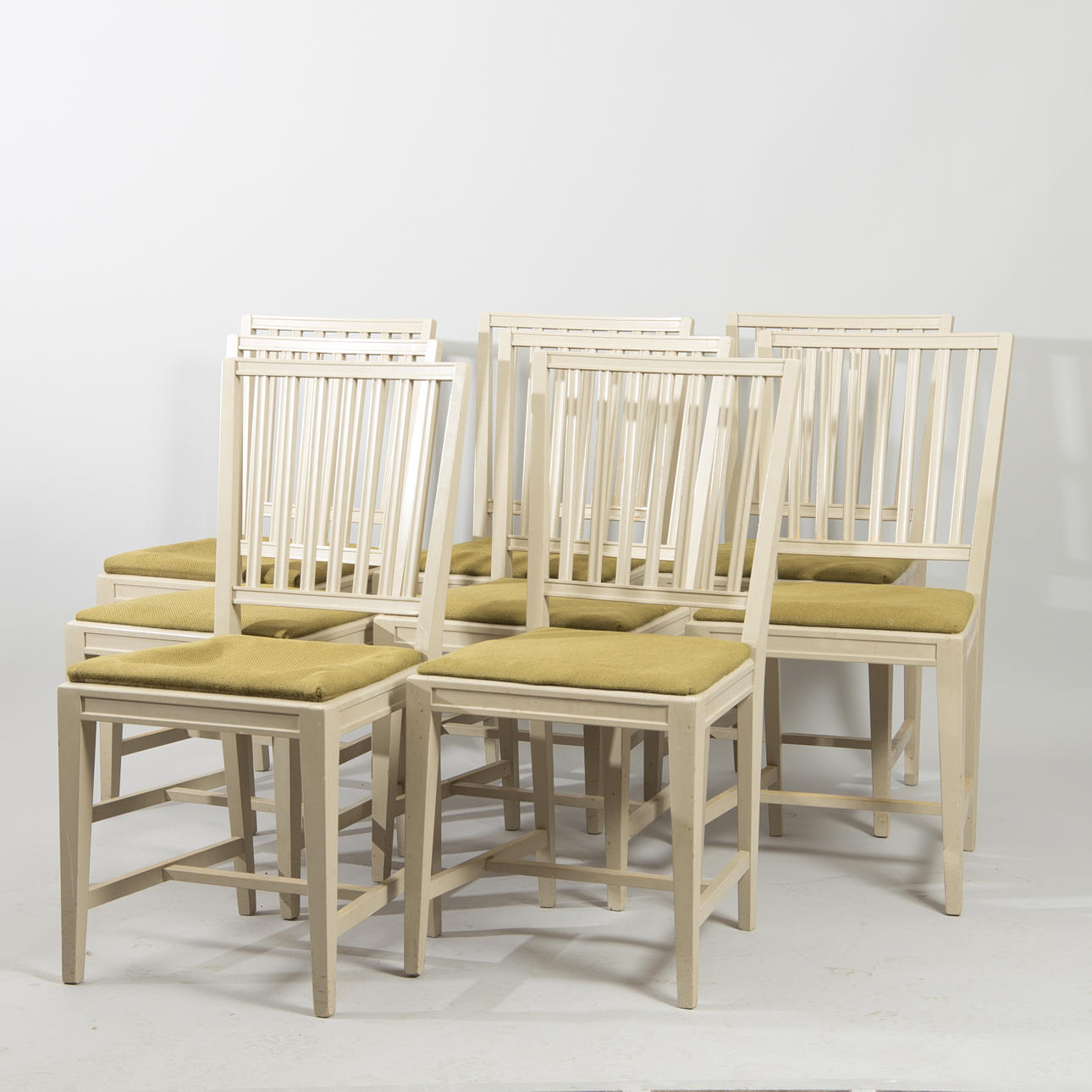 STOLAR, 8 stycken, gustaviansk stil, sk. Leksandsmodell.