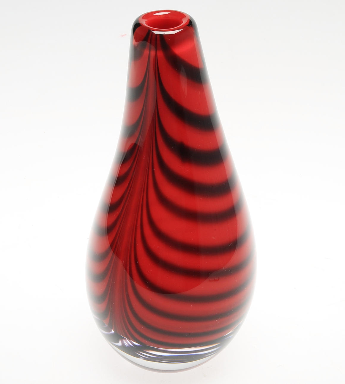 KONSTGLAS, vas, Klas-Göran Tinbäck, Mats Jonasson, Målerås, signerad.