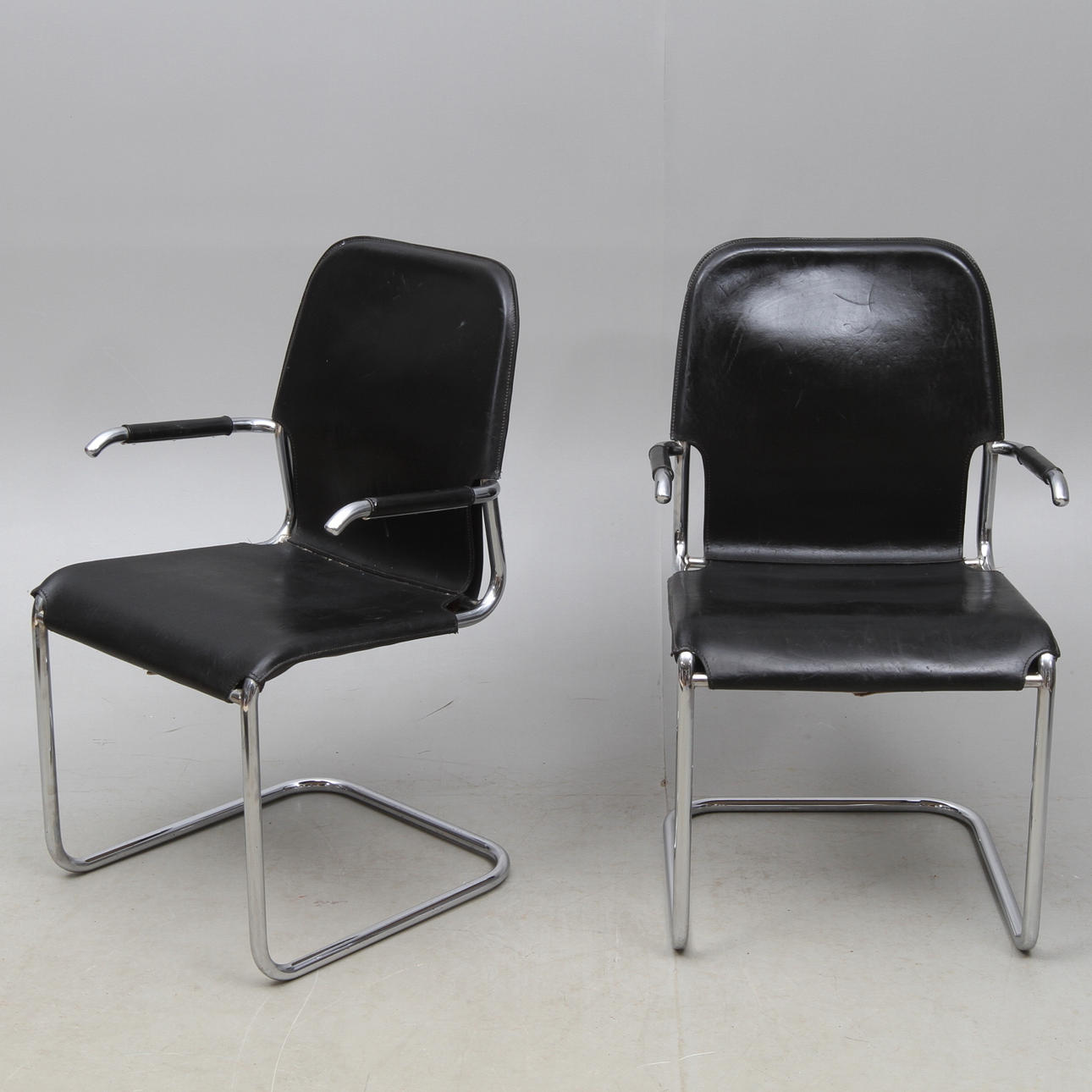 KARMSTOLAR, 1 par, Bauhaus-typ, 1900-tal.