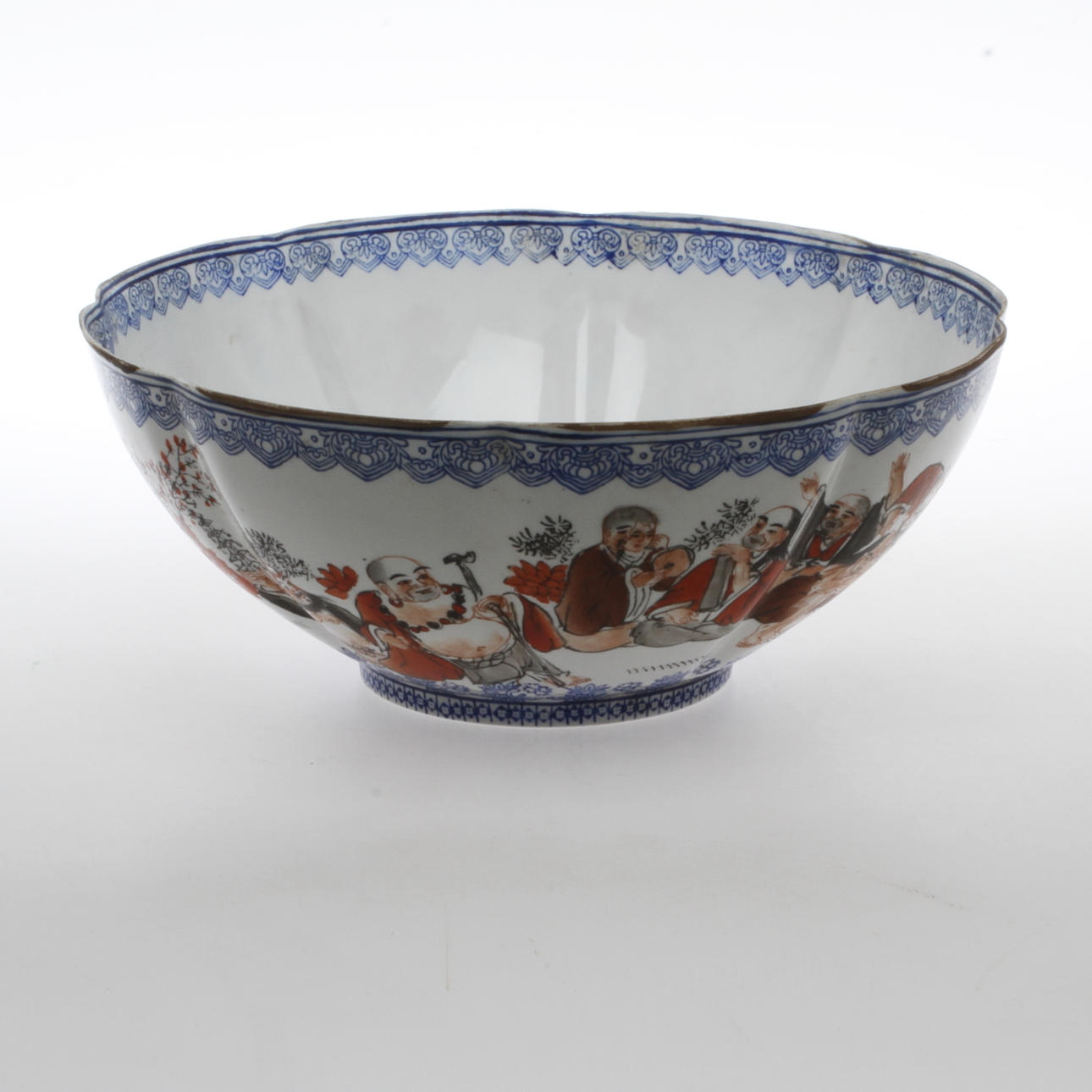 SKÅL, metall och emaljfärger, Kina.