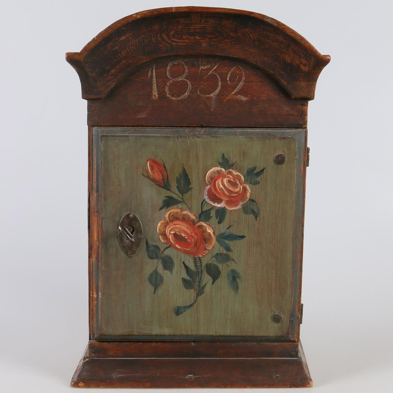 VÄGGSKÅP, allmoge, 1700/1800-tal.