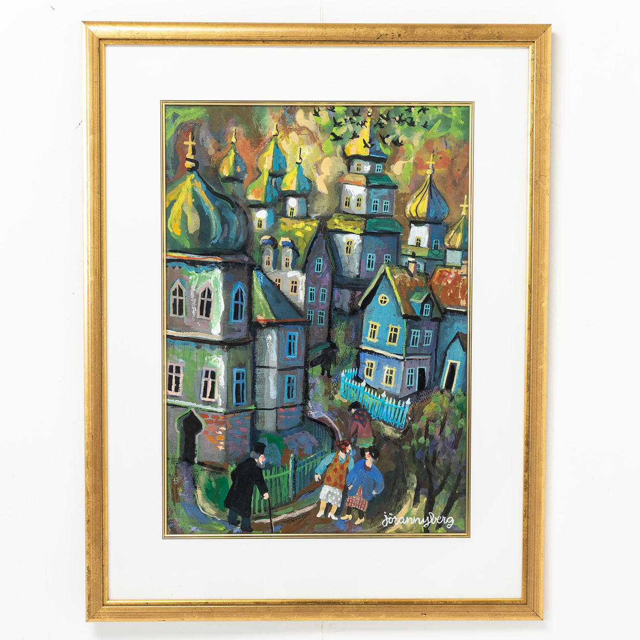 JÖRAN NYBERG. Gouache, signed.