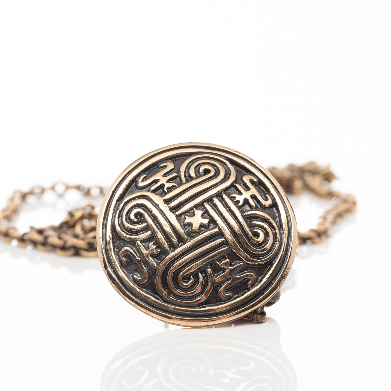 COLLIER, Brons, Forntida motiv.