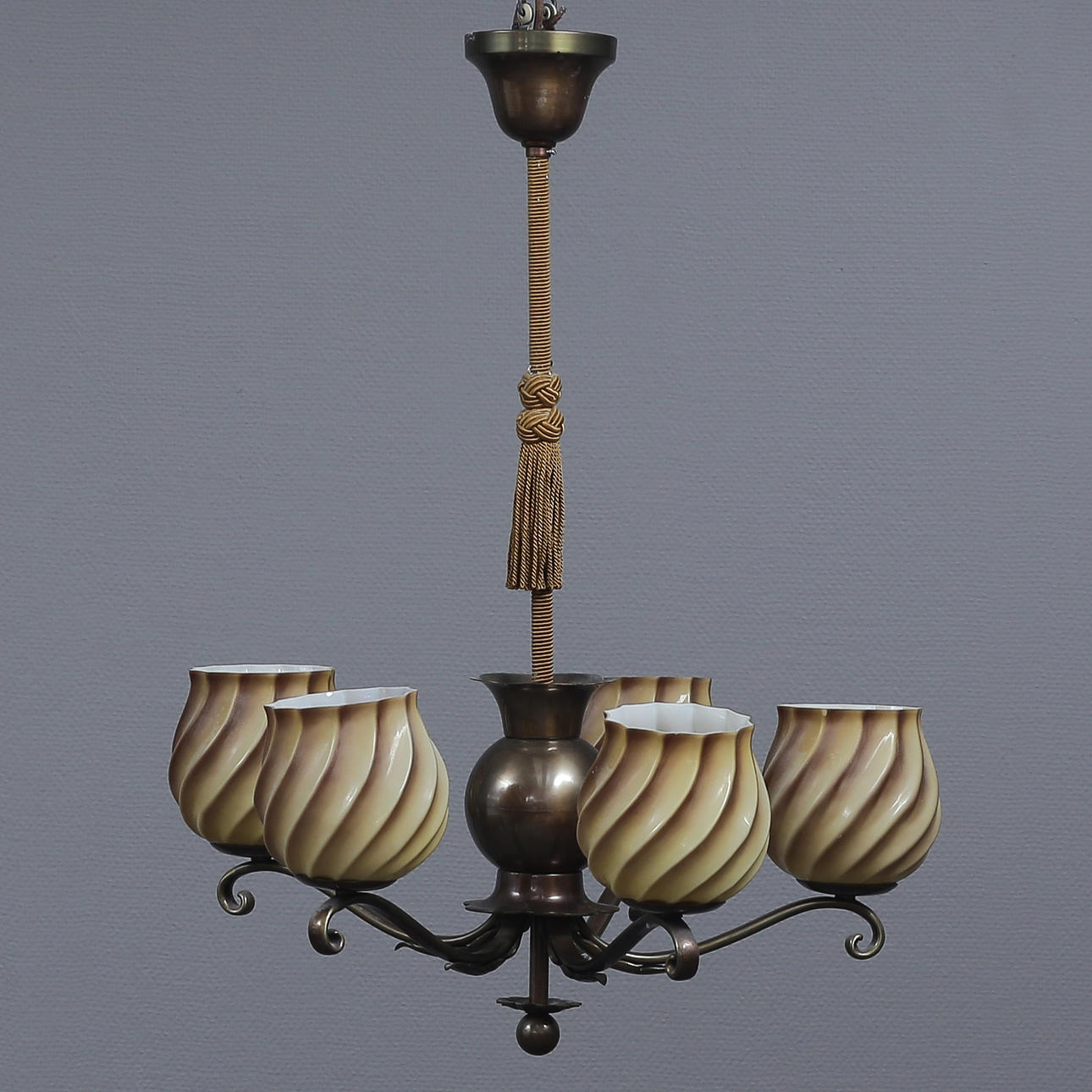 CEILING LAMP, ART DECO, 1920/1930'S.