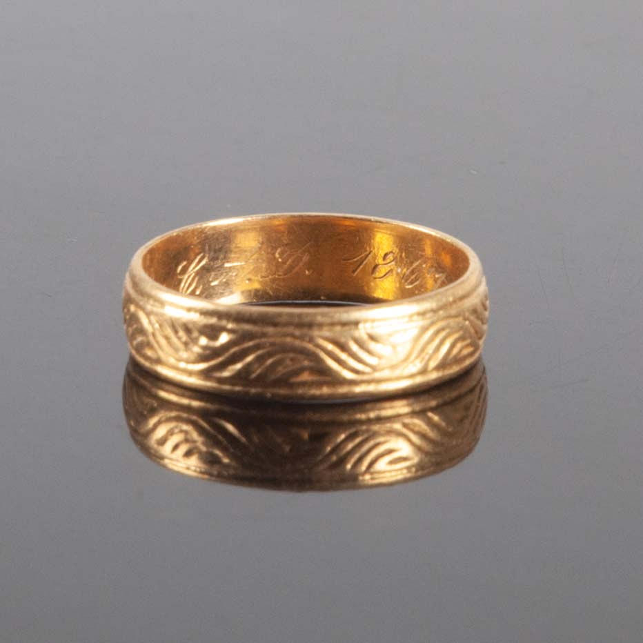 RING 18k gold, approx. 4,91 g.