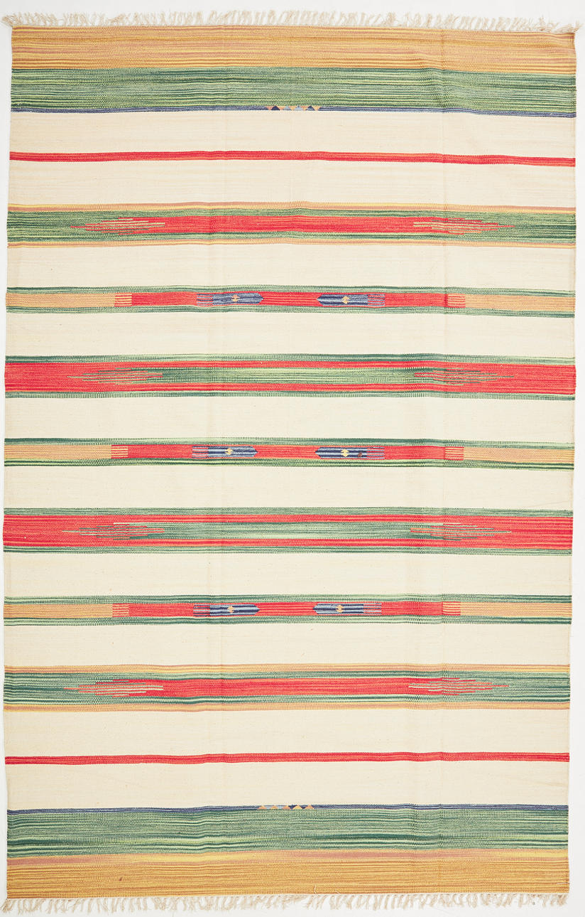 ORIENTAL CARPET, Dhurry, 307x198 cm.