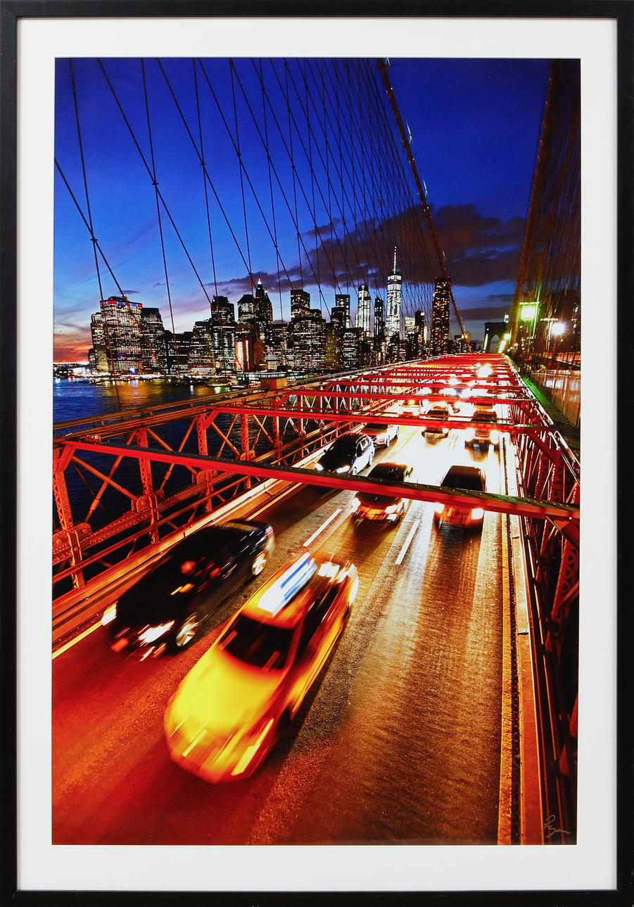 RICHARD RYAN. Brooklyn Bridge, C-print, signed.