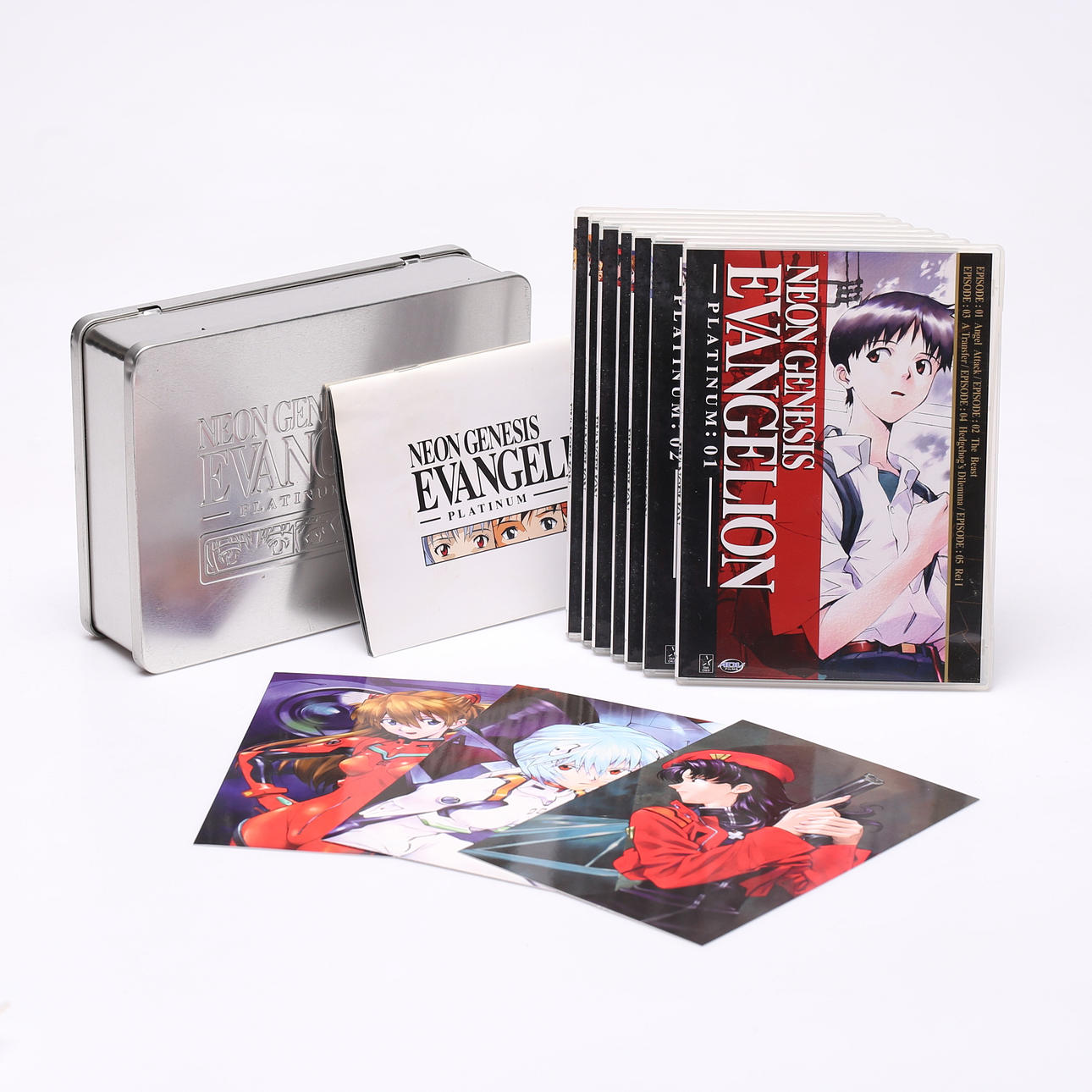 NEON GENESIS EVANGELION, dvdbox, metal box, 2006. Miscellaneous