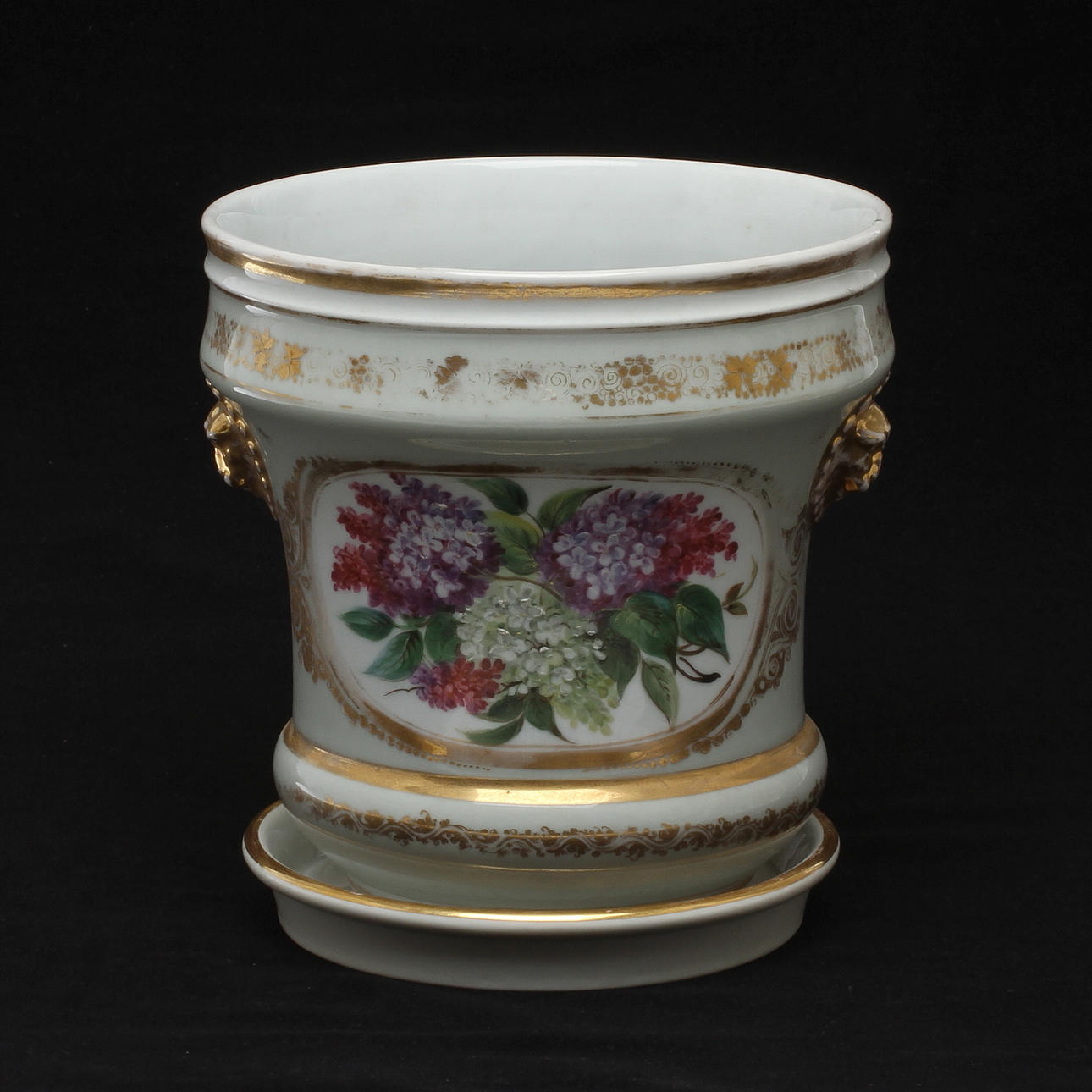 YTTERFODER, med underfat, porslin, KPM, 1900-talets första hälft.