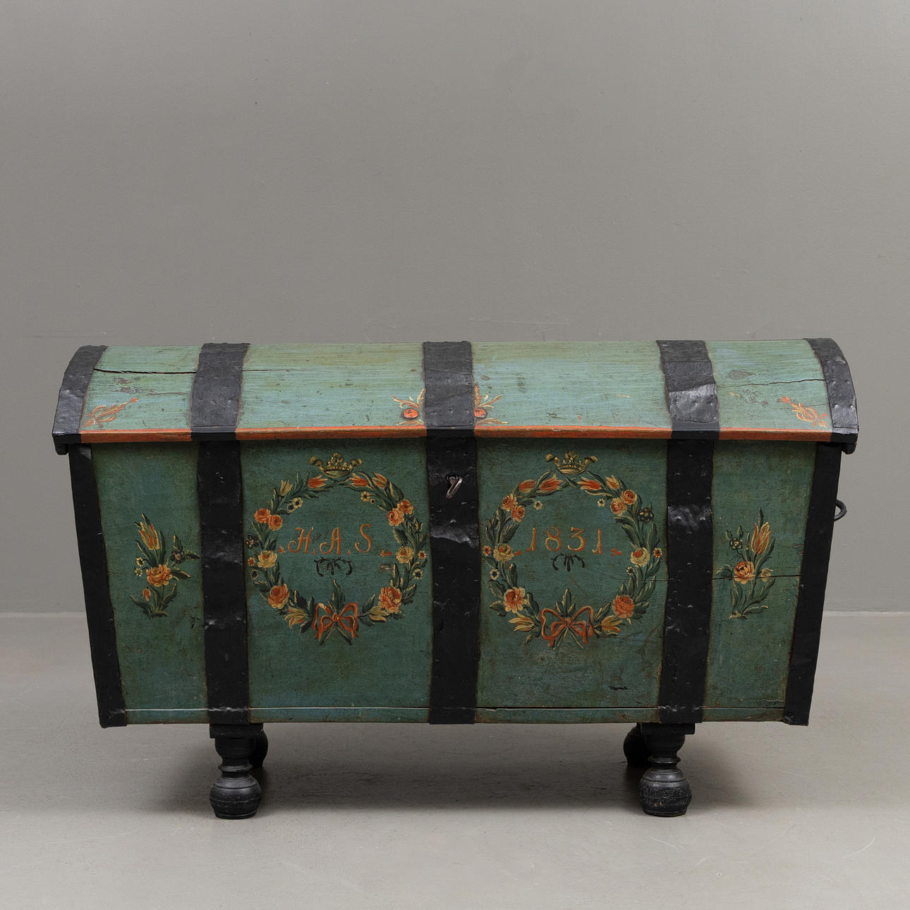 KISTA, original painting, marked and dated HAS 1831.