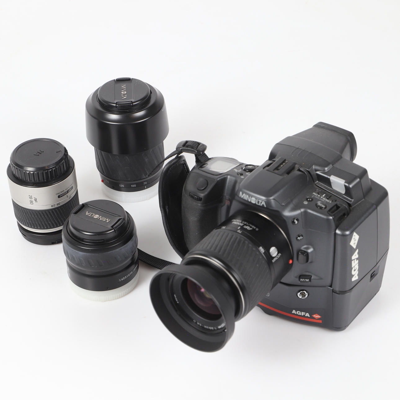 CAMERA WITH LENS, Minolta RD-175/Agfa Actioncam.