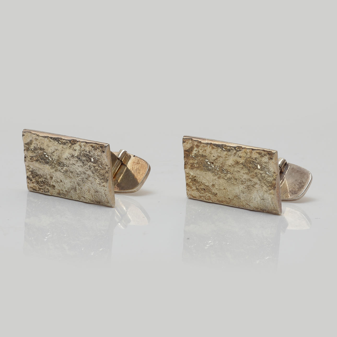 CUFFLINKS, SILVER, CESON, T9 (1969) GOTHENBURG.