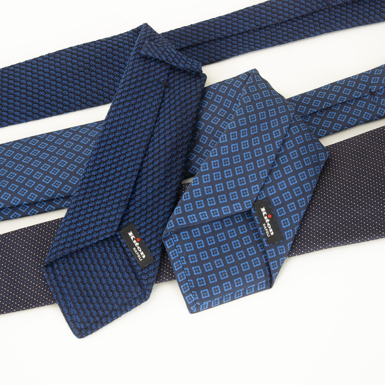 KITON. Three ties/knitted tie, Italy (3).