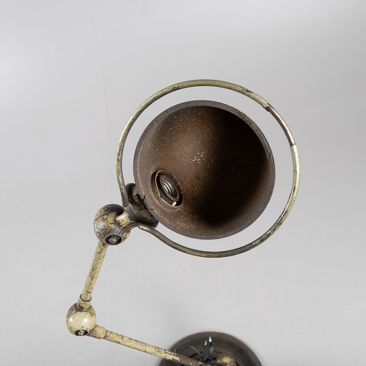 A table lamp, industrial design, Jilde, France, metal, first half of ...