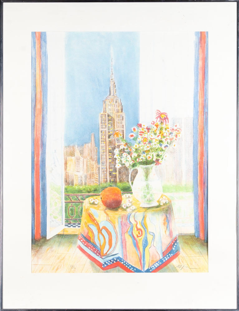 OIDENTIFIERAD KONSTNÄR. Lithograph in colours, Numbered: 210/245, Signed.