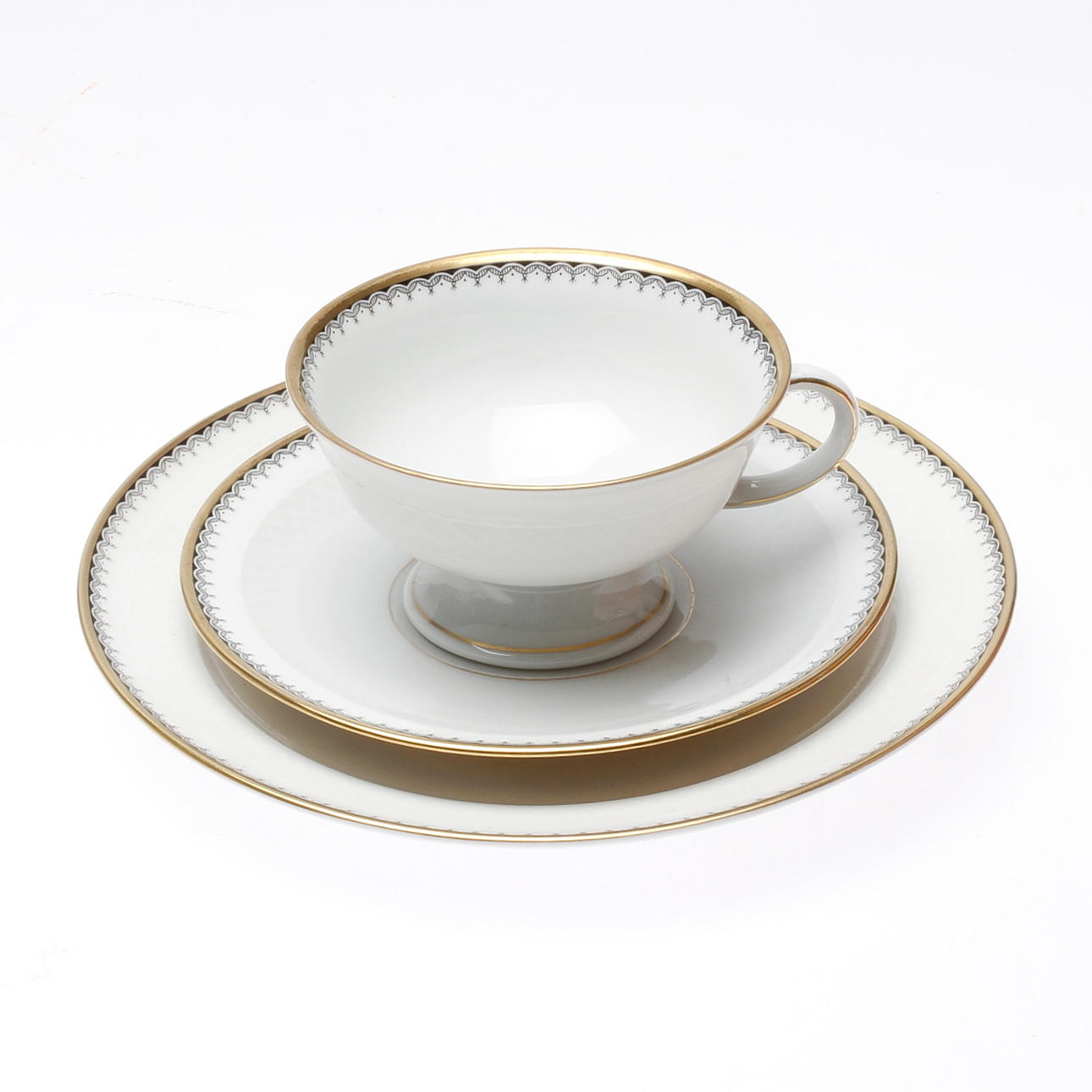 KAFFESERVIS, 28 delar, porslin, "Roswitha", Rosenthal, Tyskland.