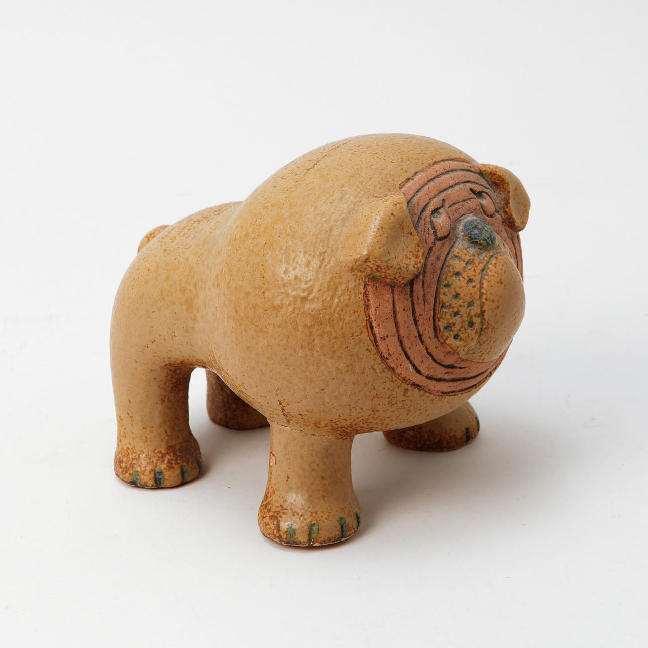 LISA LARSON. Bulldog, stoneware, Gustavsberg. Ceramics & Porcelain