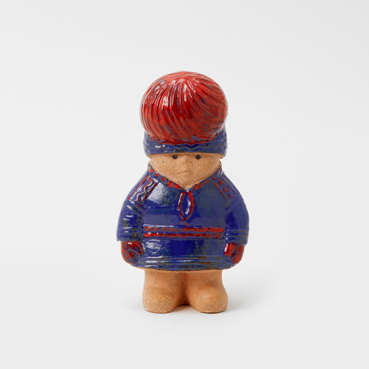 LISA LARSON. Figurin, same, stengods, Gustavsberg.