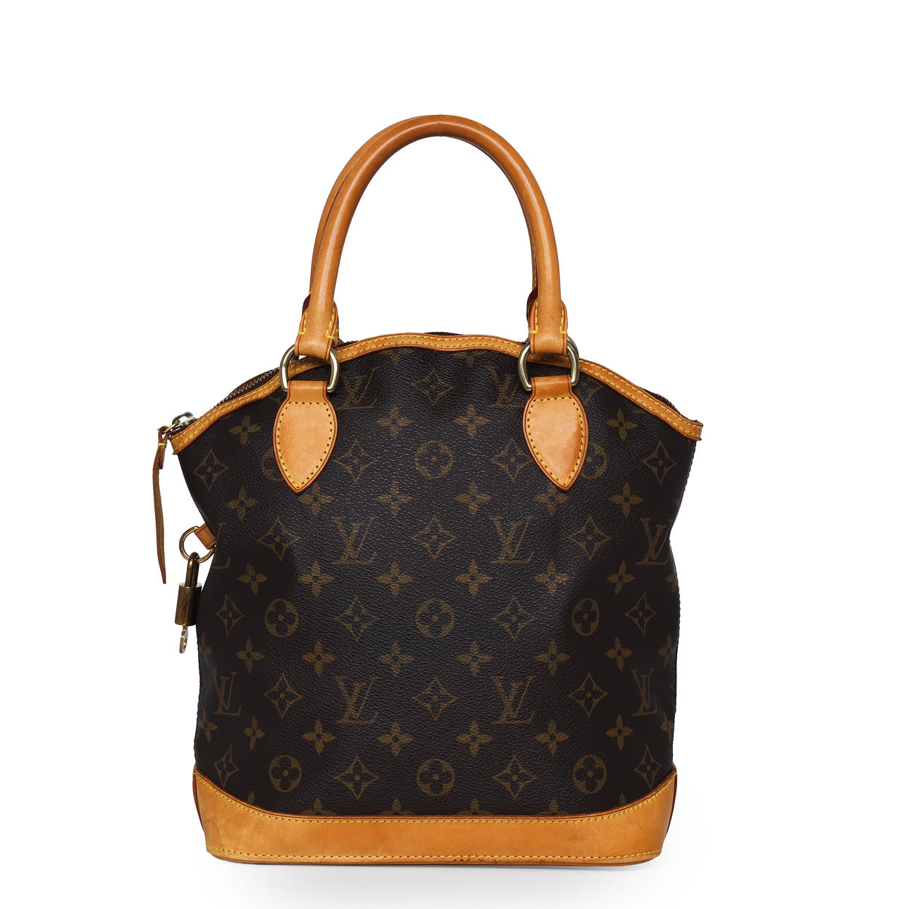 LOUIS VUITTON. 'Lockit Vertical PM' handbag monogram canvas.