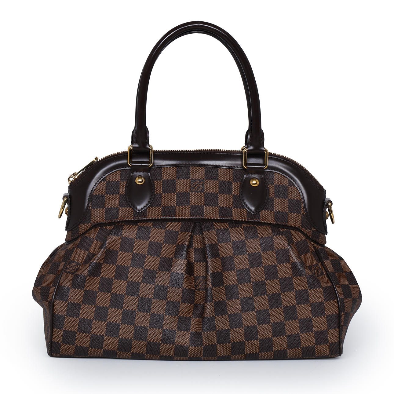 Louis Vuitton Damier Ebene 'Trevi PM' Handbag.