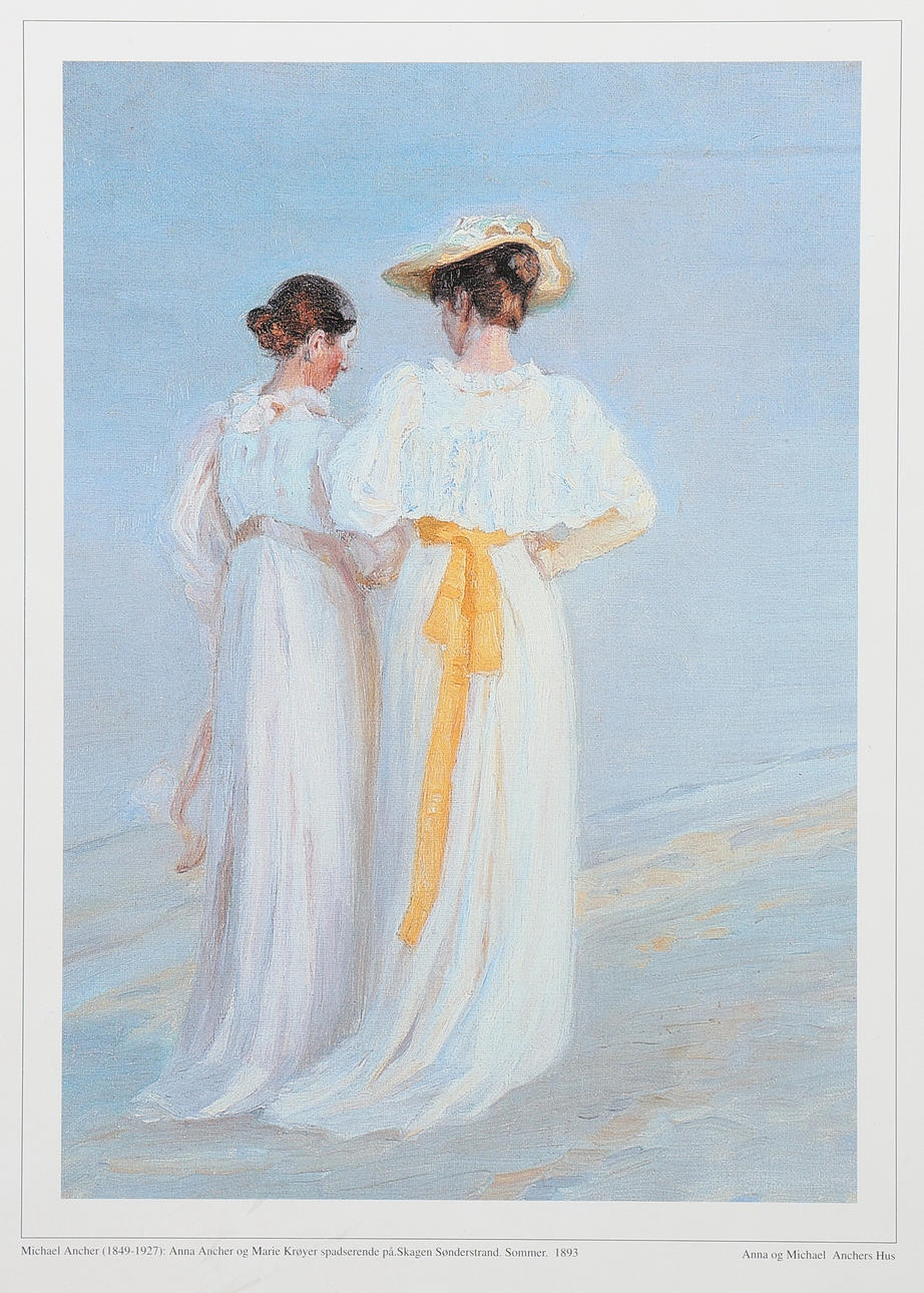 KONSTTRYCK. 4 st, Skagenmålarna.