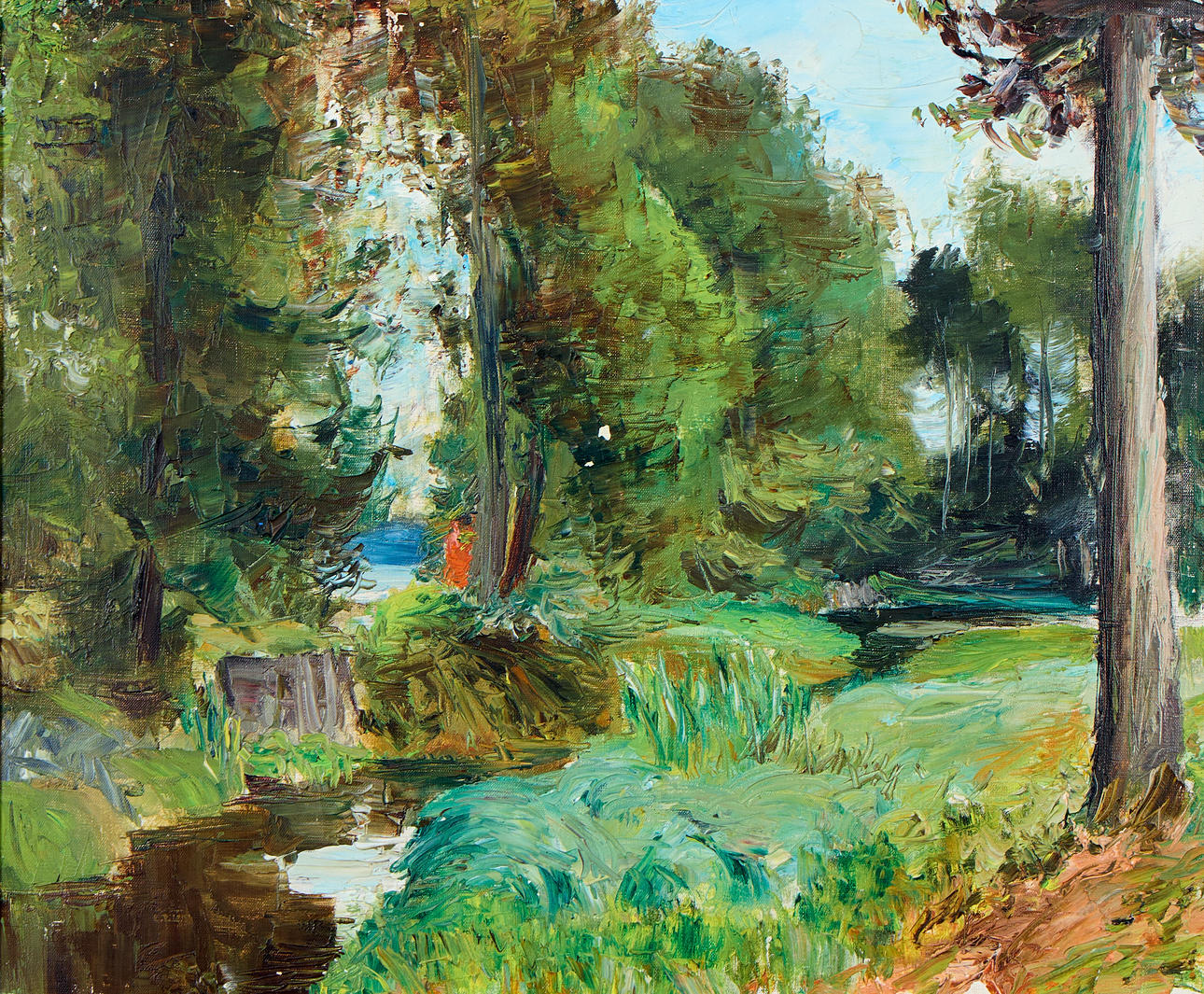 TORSTEN JOVINGE. Motif from Lidingö.