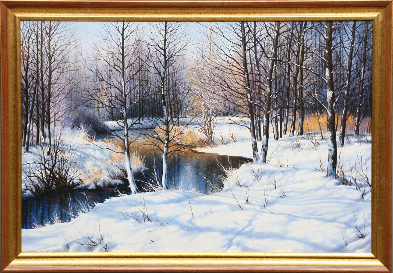 OIDENTIFIERAD KONSTNÄR. Olja på duk, signerad och daterad a tergo 2009.