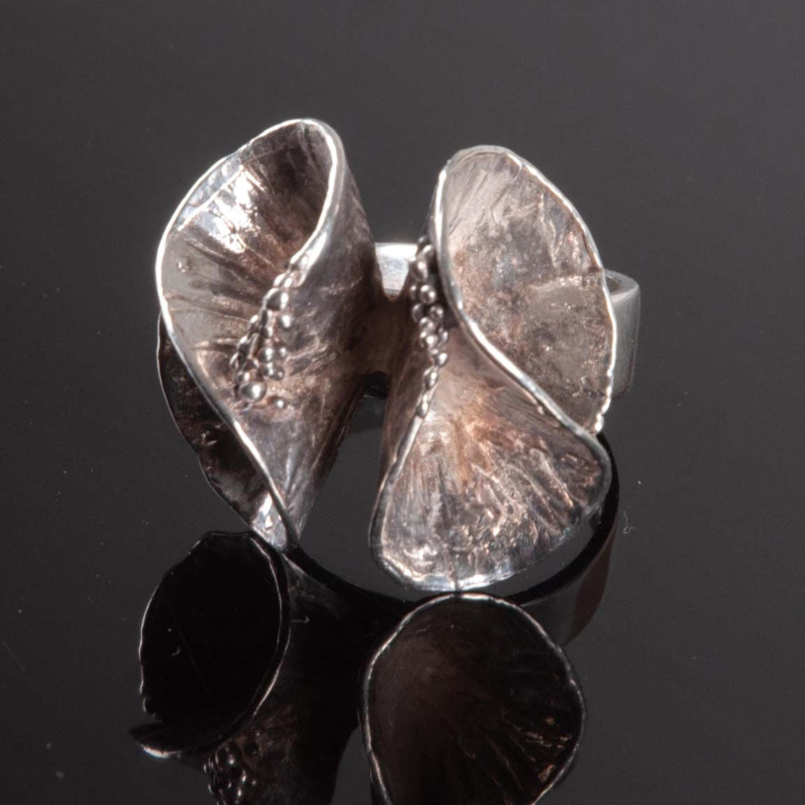 HERIBERT ENGELBERT. RING, sterling silver, Stigbert.